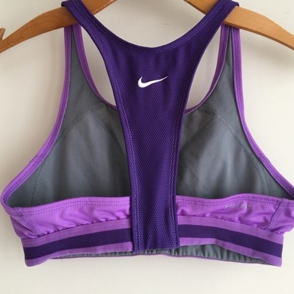 Purple Nike dri-fit sports bra - Picture 2 of 3